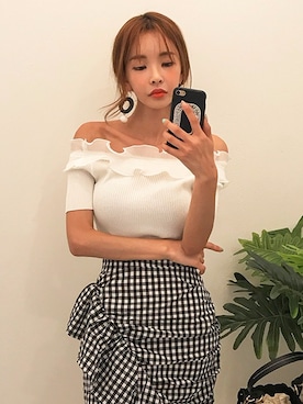 「D&B By DABAGIRL（-）のアイテム（財布/小物）」を使った、DaBaGIRLさん（レディース・163cm）の夏コーディネート