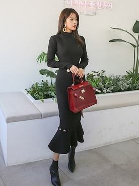 「D&B By DABAGIRL（-）のアイテム」を使った、DaBaGIRLさん（レディース・163cm）の秋コーディネート