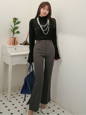 「D&B By DABAGIRL（-）のアイテム」を使った、DaBaGIRLさん（レディース・163cm）の冬コーディネート