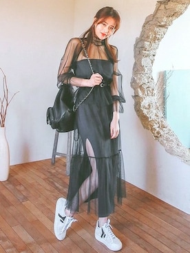 「D&B By DABAGIRL（-）のアイテム」を使った、DaBaGIRLさん（レディース・163cm）の冬コーディネート