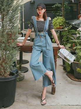 「D&B By DABAGIRL（-）のアイテム」を使った、DaBaGIRLさん（レディース・164cm）の春コーディネート