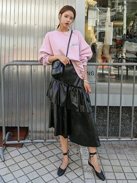 「D&B By DABAGIRL（-）のアイテム」を使った、DaBaGIRLさん（レディース・163cm）の秋コーディネート