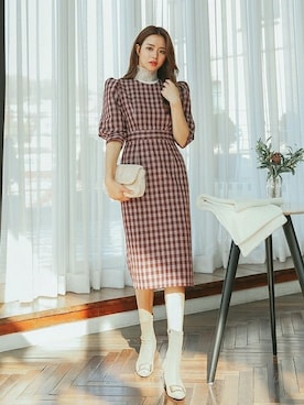「D&B By DABAGIRL（-）のアイテム」を使った、DaBaGIRLさん（レディース・163cm）の秋コーディネート