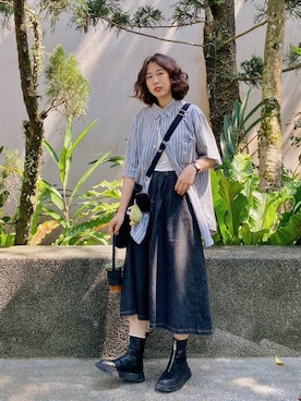 「CHAPS（チャップス）のアイテム」を使った、Lu🌻🇹🇼さん（レディース・160cm）の春コーディネート