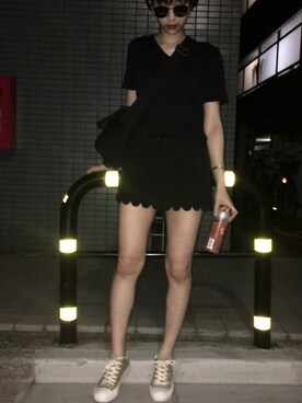 「allstar」｜「アイテム（Tシャツ/カットソー）」を使った、marichanさん（レディース・165cm）の夏コーディネート