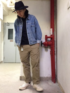 「WORKERS」｜Jerry Sheungさん（メンズ・175cm）の冬コーディネート