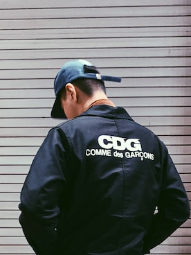 「cav empt」｜Jerry Sheungさん（メンズ・175cm）の冬コーディネート