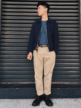 「WORKERS」｜Jerry Sheungさん（メンズ・175cm）の秋コーディネート