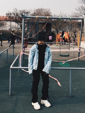 「Lien（リアン）のアイテム」を使った、whitefang_godfatherさん（メンズ・169cm）の春コーディネート