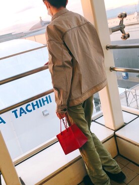「WEGO（ウィゴー）のアイテム（ライダースジャケット）」を使った、taisuke0224さん（メンズ・171cm）の春コーディネート