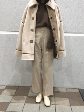 yuさん（レディース・154cm）の冬コーディネート