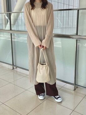 yuさん（レディース・154cm）の夏コーディネート