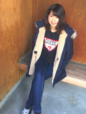 ゆうかさん(レディース・164cm)の冬コーディネート