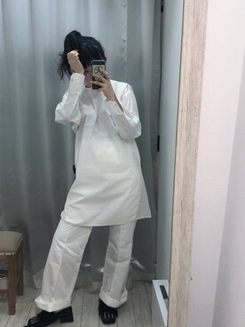 「アイテム（シャツワンピース）」を使った、kayosupさん（レディース・160cm・20代）の秋コーディネート