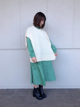 スズさん（レディース・162cm）の春コーディネート