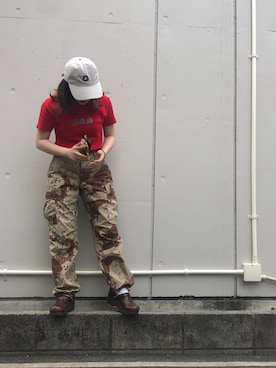 「RNA（アールエヌエー）のアイテム（PC・スマホグッズ/家電）」を使った、mayugeさん（レディース・148cm）の春コーディネート