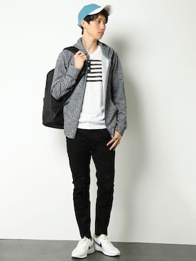 COX公式オンラインモデルさん（メンズ・180cm）の春コーディネート