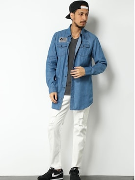 COX公式オンラインモデルさん（メンズ・180cm）の春コーディネート