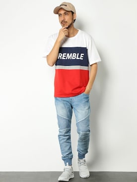 COX公式オンラインモデルさん（メンズ・180cm）の春コーディネート