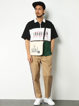 COX公式オンラインモデルさん（メンズ・180cm）の春コーディネート