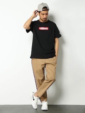 COX公式オンラインモデルさん（メンズ・180cm）の春コーディネート