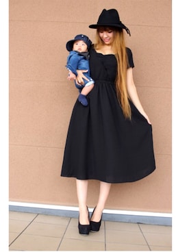 「babyGAP（babyGAP）のアイテム（つなぎ/オールインワン）」を使った、kumiさん（レディース・166cm）の夏コーディネート