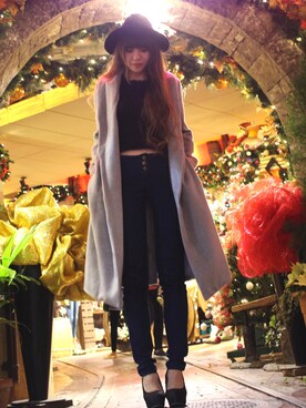 kumiさん（レディース・166cm）の冬コーディネート