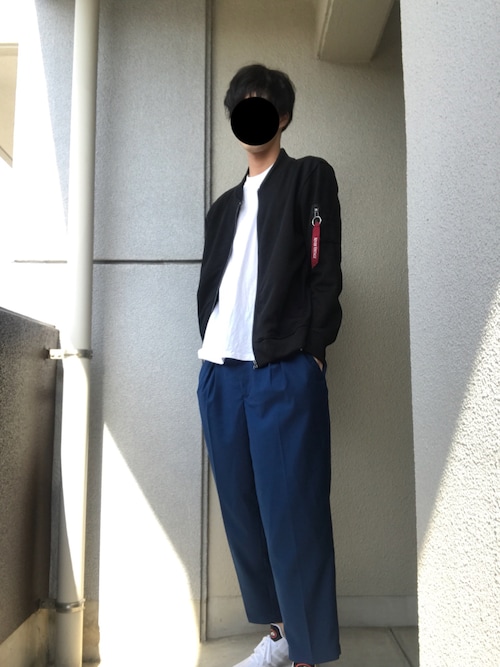 �΂ɂ������MA-1�u�n�C�u���b�h �X�g���b�` MA-1 �W���P�b�g�iTHE CASUAL�b�J�W���A���j�v���g�����R�[�f�B�l�[�g