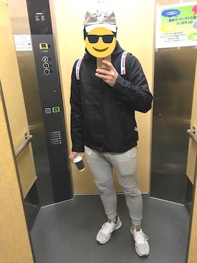 「CRONOS（クロノス）のアイテム」を使った、Shoさん（メンズ・168cm）の冬コーディネート