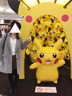 「archives（アルシーヴ）のアイテム（チェスターコート）」を使った、ねこくんさん（レディース・158cm）の冬コーディネート