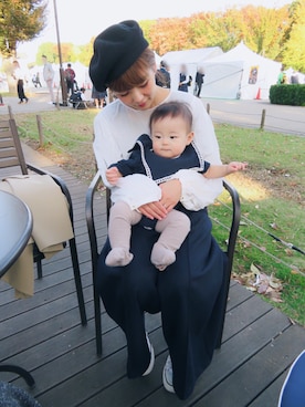 yukiさん（キッズ・70cm）の秋コーディネート