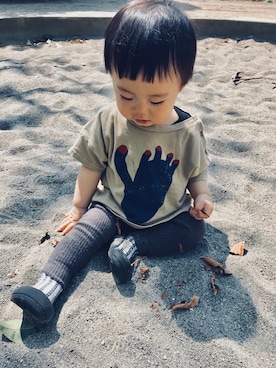 「bobochoses」｜「アイテム（その他）」を使った、yukiさん（キッズ・70cm）の春コーディネート