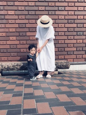 「JOURNAL STANDARD LUXE（ジャーナルスタンダード　ラックス）のアイテム（ワンピース/ドレス）」を使った、yukiさん（レディース・154cm）の夏コーディネート