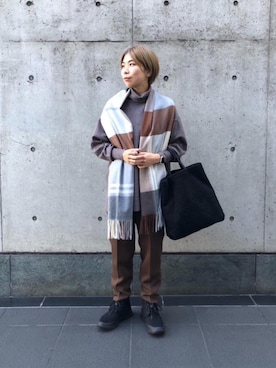 kobayashiさん（レディース・160cm）の冬コーディネート