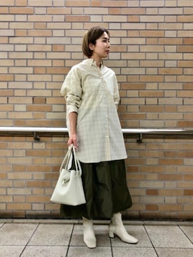 kobayashiさん（レディース・160cm）の冬コーディネート