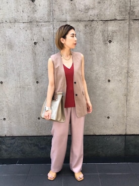 「TILLETT（ティレット）のアイテム」を使った、kobayashiさん（レディース・160cm）の春コーディネート