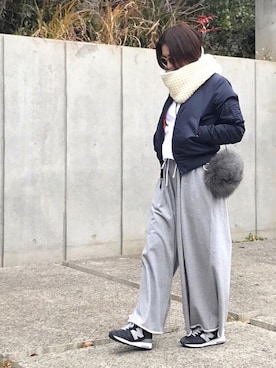 「clasky（クラスキー）のアイテム」を使った、mayu.tさん（レディース・155cm）の冬コーディネート