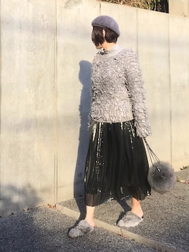 「clasky（クラスキー）のアイテム」を使った、mayu.tさん（レディース・155cm）の冬コーディネート