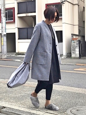 mayu.tさん（レディース・155cm）の冬コーディネート