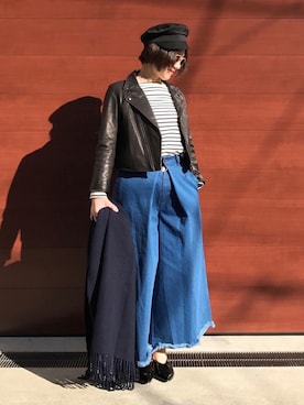 mayu.tさん(レディース・155cm)の冬コーディネート