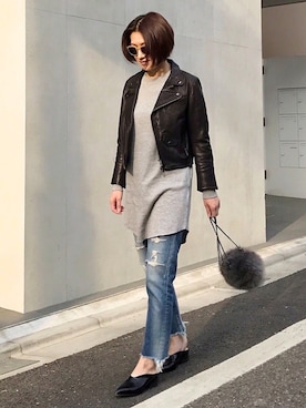 「clasky（クラスキー）のアイテム」を使った、mayu.tさん（レディース・155cm）の春コーディネート