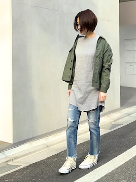 mayu.tさん(レディース・155cm)の春コーディネート