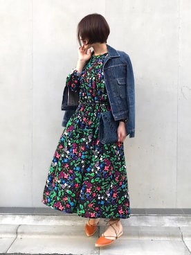 「Sans Arcidet（サンアルシデ）のアイテム」を使った、mayu.tさん（レディース・155cm）の春コーディネート