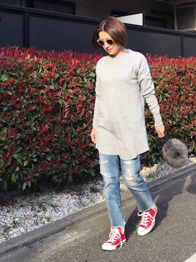 「clasky（クラスキー）のアイテム」を使った、mayu.tさん（レディース・155cm）の春コーディネート