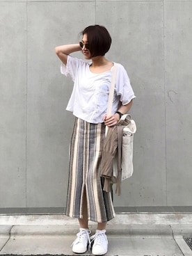 mayu.tさん（レディース・155cm）の春コーディネート