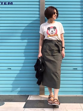 「gooutwith」｜「アイテム（ジャケット/アウター）」を使った、mayu.tさん（レディース・155cm）の春コーディネート