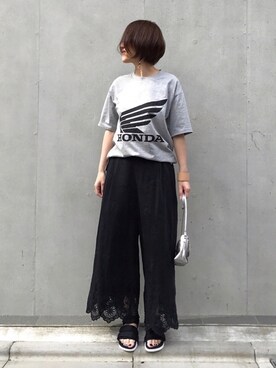 「THEFT（セフト）のアイテム」を使った、mayu.tさん（レディース・155cm）の春コーディネート