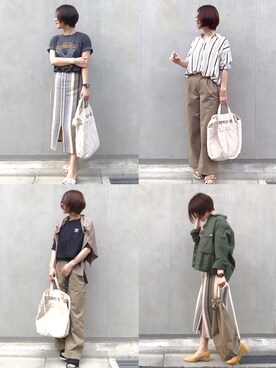 mayu.tさん（レディース・155cm）の夏コーディネート