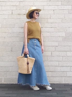 mayu.tさん（レディース・155cm）の夏コーディネート