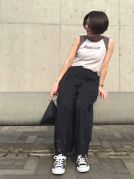 mayu.tさん（レディース・155cm）の夏コーディネート